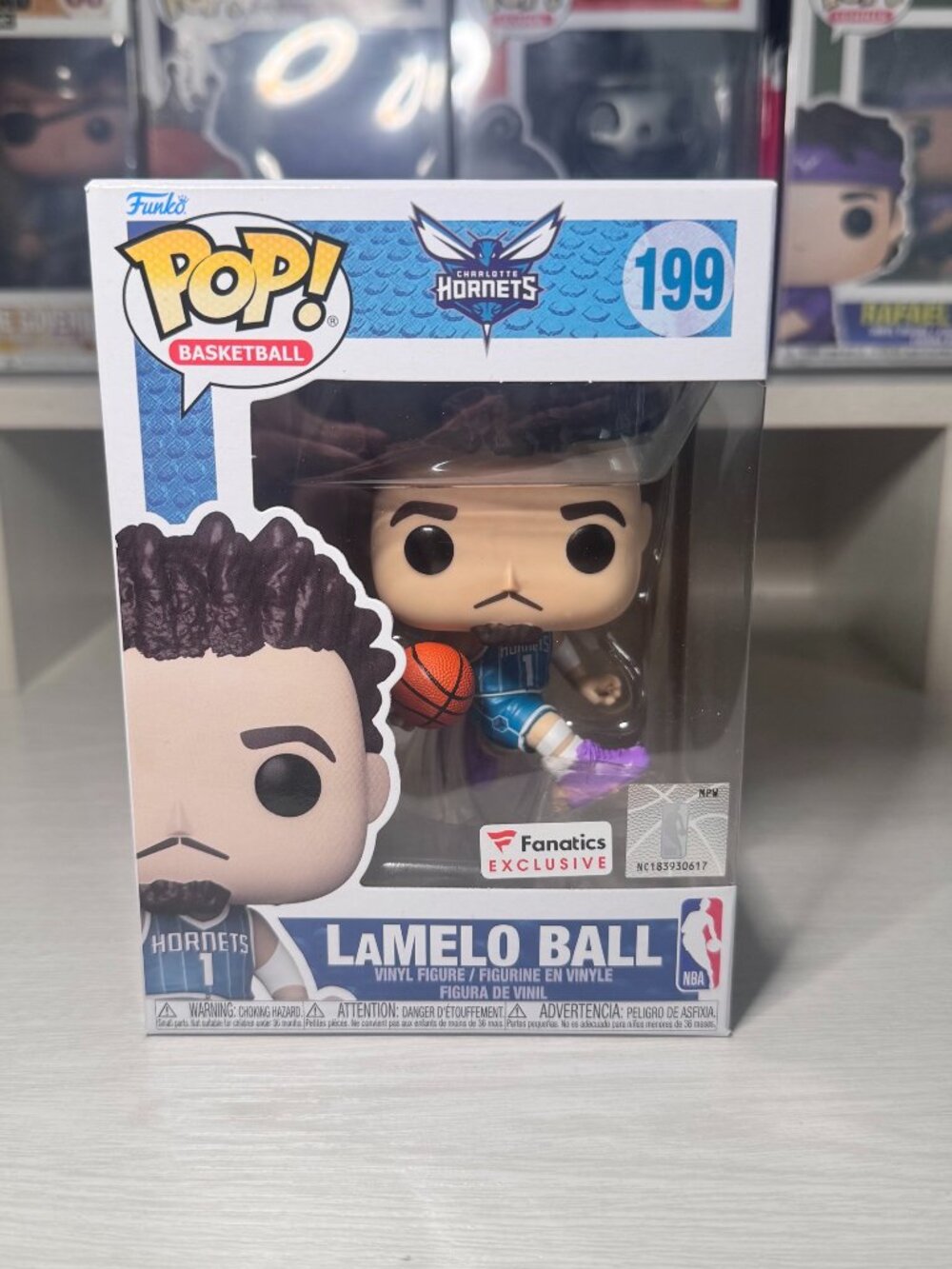 Funko Pop! Vinyl: LaMelo Ball NBA Fanatics (Exclusive) #199 with Soft Protector